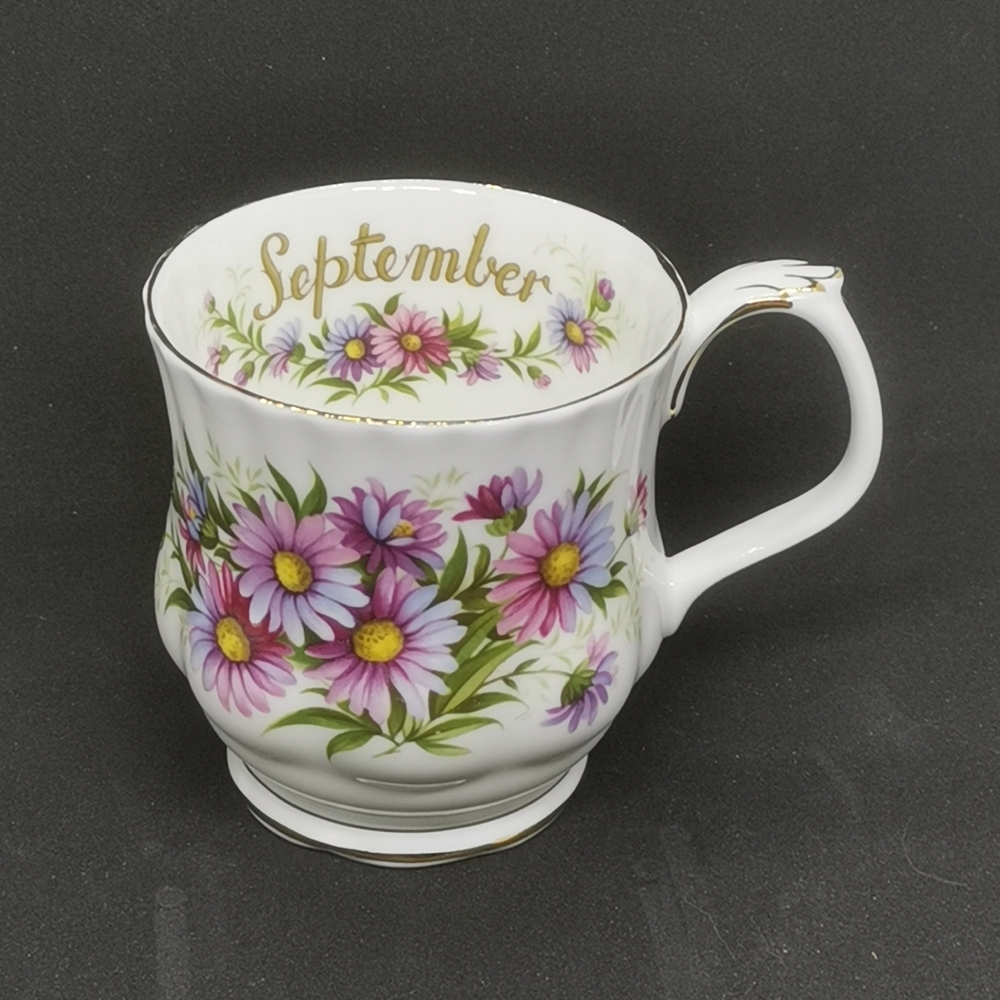 Royal Albert Bone China Flower of The Month Series "September" Mug